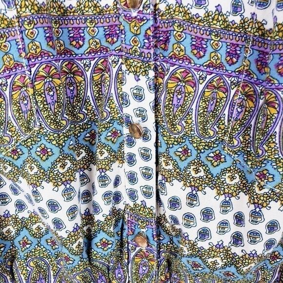 𝅺Portmans of Australia Floral Sleeveless‎ Fit & Flare Shirt Dress Size 10 - Picture 6 of 9